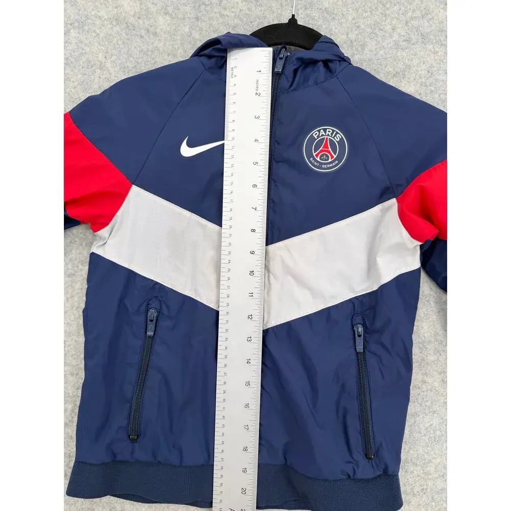 Nike Youth Blue Paris Saint-Germain Anthem Full-Zip Jacket Size Small